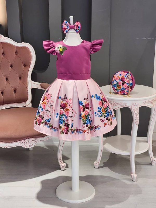 Floral Girls' Dress