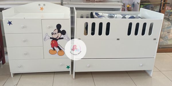 Baby Cot with Drawers